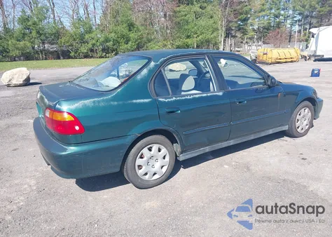 2000 Honda Civic Value Package from USA, damaged, VIN 2HGEJ661XYH532466